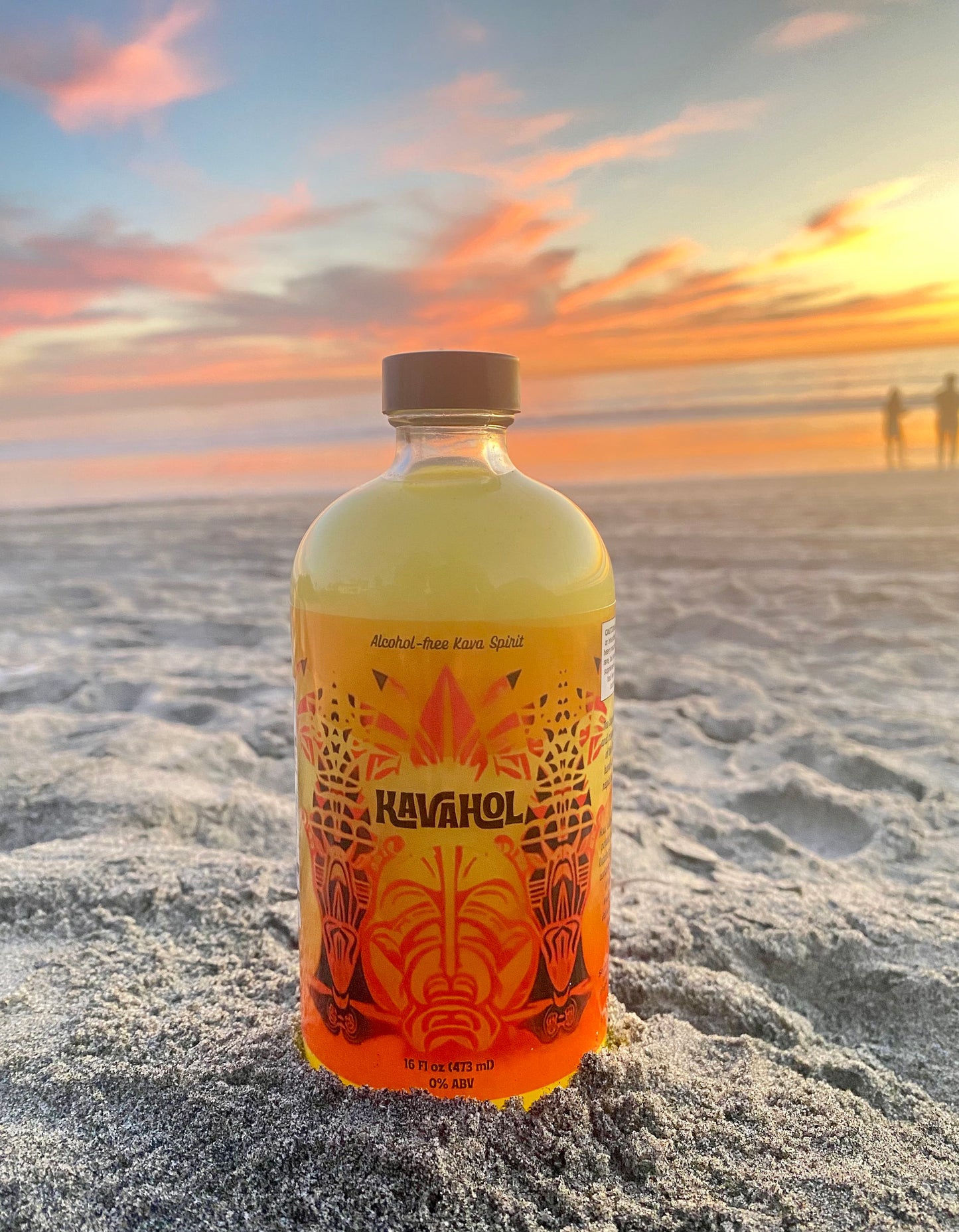 ️️Kavahol - Alcohol-Free Kava Spirit, Fiery Ginger Flavor, 10 Servings