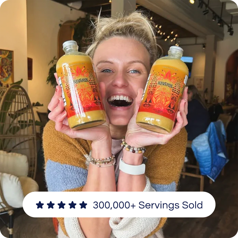 ️️Kavahol - Award-winning Kava Spirit, Fiery Ginger Flavor, 10 Servings (0.0% ABV)