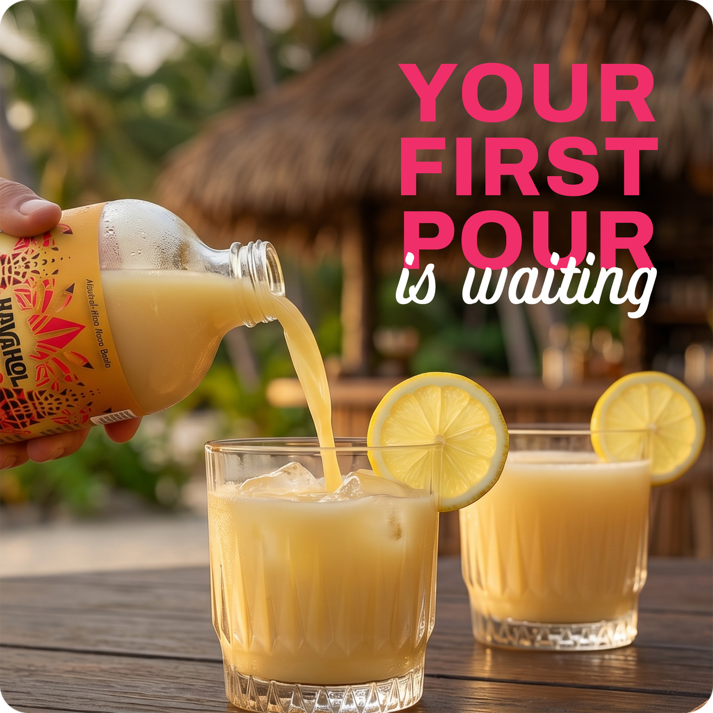 ️️Kavahol - Award-winning Kava Spirit, Fiery Ginger Flavor, 10 Servings (0.0% ABV)